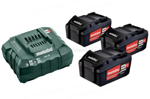 Basic-Set 4.0 (3 акк 4.0Ач 18В+ЗУ ASC 30-36) Metabo