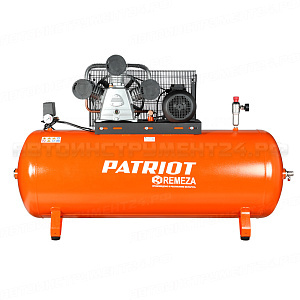 Компрессор PATRIOT REMEZA СБ 4/Ф-500 LB 75 - 880 л/мин, 10 Атм, 380 В, 5.5 кВт, Ресивер: 500 л, Выход: 3/4+1/4 дюйм, 520306370