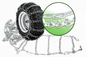 Цепи противоскольжения серия -"2800"- R-22.5: 315/80, к-т 2шт (MAN, MB, Scania, Volvo, DAF, Iveco..)