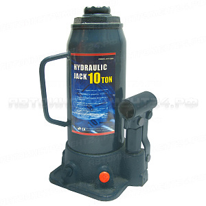 Домкрат гидравлический M-91004 бутылочный 10т (выс.подъема 230-460мм) с клапаном MEGAPOWER /1/4