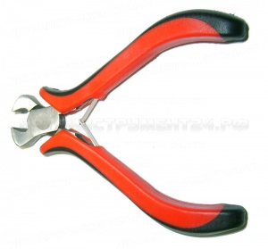 Мини клещи 120мм черно-красные