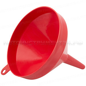 Воронка пластиковая красная, д.160 мм