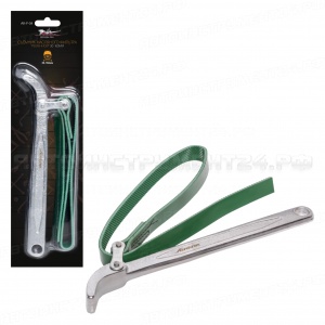 Съемник масляного фильтра "Ременной" 60-140 мм AIRLINE, AK-F-04