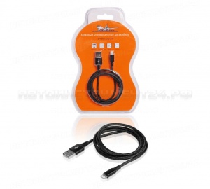 Зарядный универсальный датакабель для Iphone/Ipad нейлоновая оплётка (ACH-I-24)