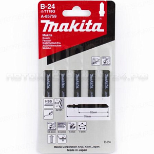 Пилки для лобзика B24 (T118G) Makita А-85759