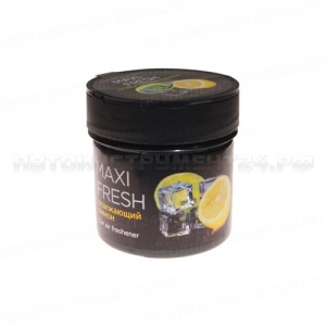 Освежитель воздуха CMF-114 MAXI FRESH (освежающий лимон) гелевый, банка 100гр /1/24 NEW