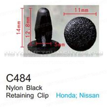 Клипса для крепления внутренней обшивки а/м Ниссан пластиковая (100шт/уп.) Forsage клипса F-C484(Nissan)