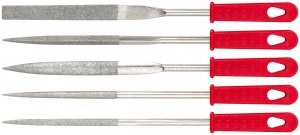 Надфили алмазные, 5 шт., 5x170 мм ( широкие )