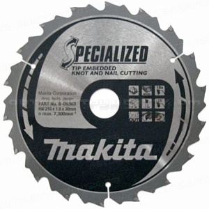 Пильный диск по дереву Makita B-09363 (B-31332)