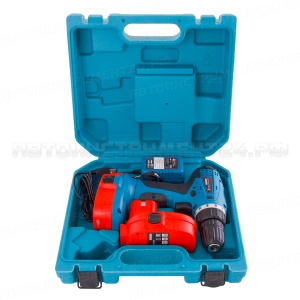 Аккумуляторная дрель 24.5 Нм, 18В 1.3 А*ч, 0-400 об/мин, 0-1400 об/мин, патрон 0,8-10,0 мм