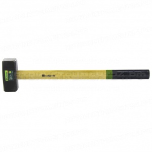 Кувалда, 5000 г, кованая головка, деревянная рукоятка. СИБРТЕХ