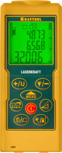 Дальномер лазерный LASER-KRAFT, дальность 5см - 70м, точность 1,5мм, KRAFTOOL 34760