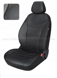 Чехлы Lada Largus 2012 Люкс 7 мест черный аригон БРК