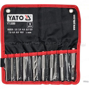 Набор пробойников для кожи 2,5-10мм (9шт) "Yato" Yato YT-3590