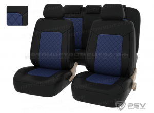 Чехлы PSV Elegant Next (Синий), ромб + экокожа