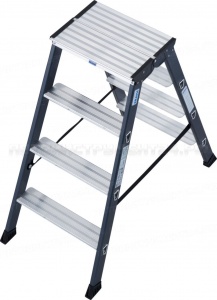 Анодированная стремянка Krause MONTO SEPRO D 2х4 ступ, 125811