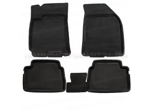 Коврики Mitsubishi ASX 2010 резина с борт. чер АТОЛЛ