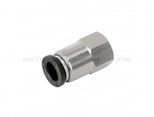 Фитинг прямой трубки ПВХ ( внутренняя резьба ) M12*1.25 d- 10 (уп. 10 шт.)