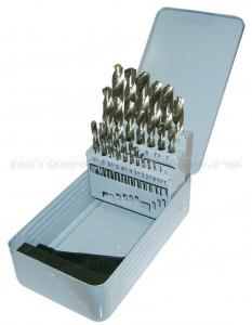 Набор сверел по металлу 25пр. 1-13мм HSS SKRAB 30145