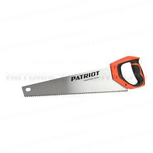 Ножовка PATRIOT WSP-400L, по дереву, 7 TPI крупный зуб, 3-х сторонняя заточка, 400мм, 350006011