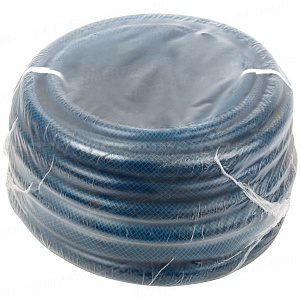 Шланг поливочный трехслойный армированный, синий 1" х 2,4 мм х 25 м
