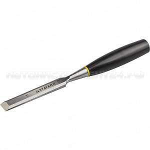 Стамеска "ЕВРО" плоская с пластмассовой ручкой, 18мм, STAYER
