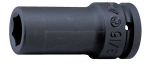 Ударная торцевая головка длинная 3/4", 86300M48, Hans