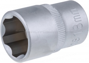 Торцевая головка короткая 1/2", 32 мм, СТАНКОИМПОРТ, CS-12.10.32