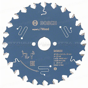 Пильный диск Expert for Wood 130x20x2.4/1.6x24T, 2608644006