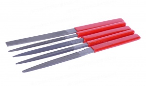 Набор надфилей разнопрофильных 215мм 5 предметов в кейсе JTC