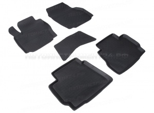 Коврики Ford Mondeo IV 2007-2015г резиновый с выс. борт. (Seintex)
