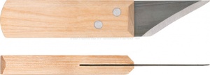 Нож сапожный, деревянная ручка 180 мм