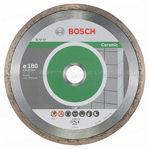 Алмазный диск Standard for Ceramic180-22,23, 10 шт в уп., 2608603233