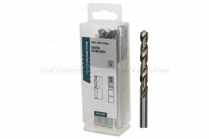 Сверло по металлу №108 ПрофОснастка Мастер ? 10 мм HSS 4341/118° DIN 338, 1шт. - (упак. в пласт. бокс по 8 шт.)