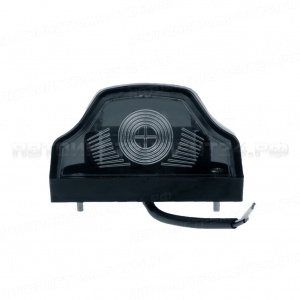 Подсветка заднего номера ПН 2-0101 LED черная волна светодиодный /60