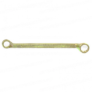 Ключ накидной, 19 х 22 мм, желтый цинк. СИБРТЕХ