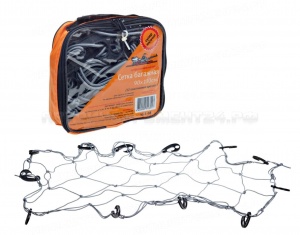 Сетка багажная 90*130 см (12 пластиковых крючков) AIRLINE, AS-S-08