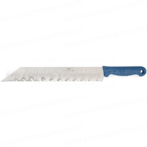 Нож для резки изоляционных плит, лезвие 340х50 мм, нерж.сталь, пластик.ручка