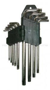 Ключи TORX Т/ТН 10-50, 9шт. FT-008 короткие 44353