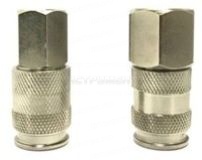 Быстроразъём стальной: Внутренняя резьба (мама) F 3/8" х Евроразъём (ОР, МР, АР) 0990138-06