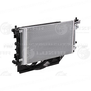 Блок охлаждения (радиатор+конденсор+вентилятор) для автомобилей Polo (09-)/(20-)