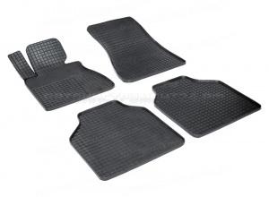 Коврики BMW 7 (E65/66L) 2001-2008г резиновый "Сетка" (Seintex) 00982