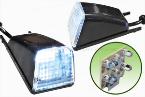 Фонарь габаритный LED на кабину (VOLVO, 6-светодиодов, белое стекло)