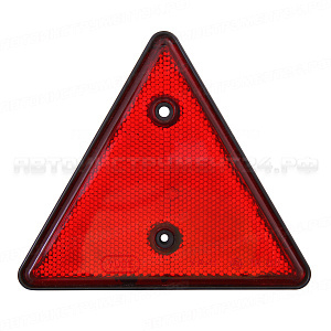 Светоотражатель треугольный, красный