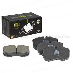 Колодки тормозные дисковые задние для автомобилей Iveco Daily (06-) 109x63 TRIALLI, PF 1673
