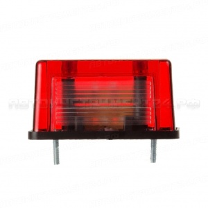 Подсветка заднего номера ПН 1-0102 LED красная прямоугольная светодиодный /60