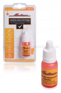 Герметик-фиксатор резьбы, неразъемный, термостойкий (+250 С), 6 мл. AIRLINE, AG-AF-03