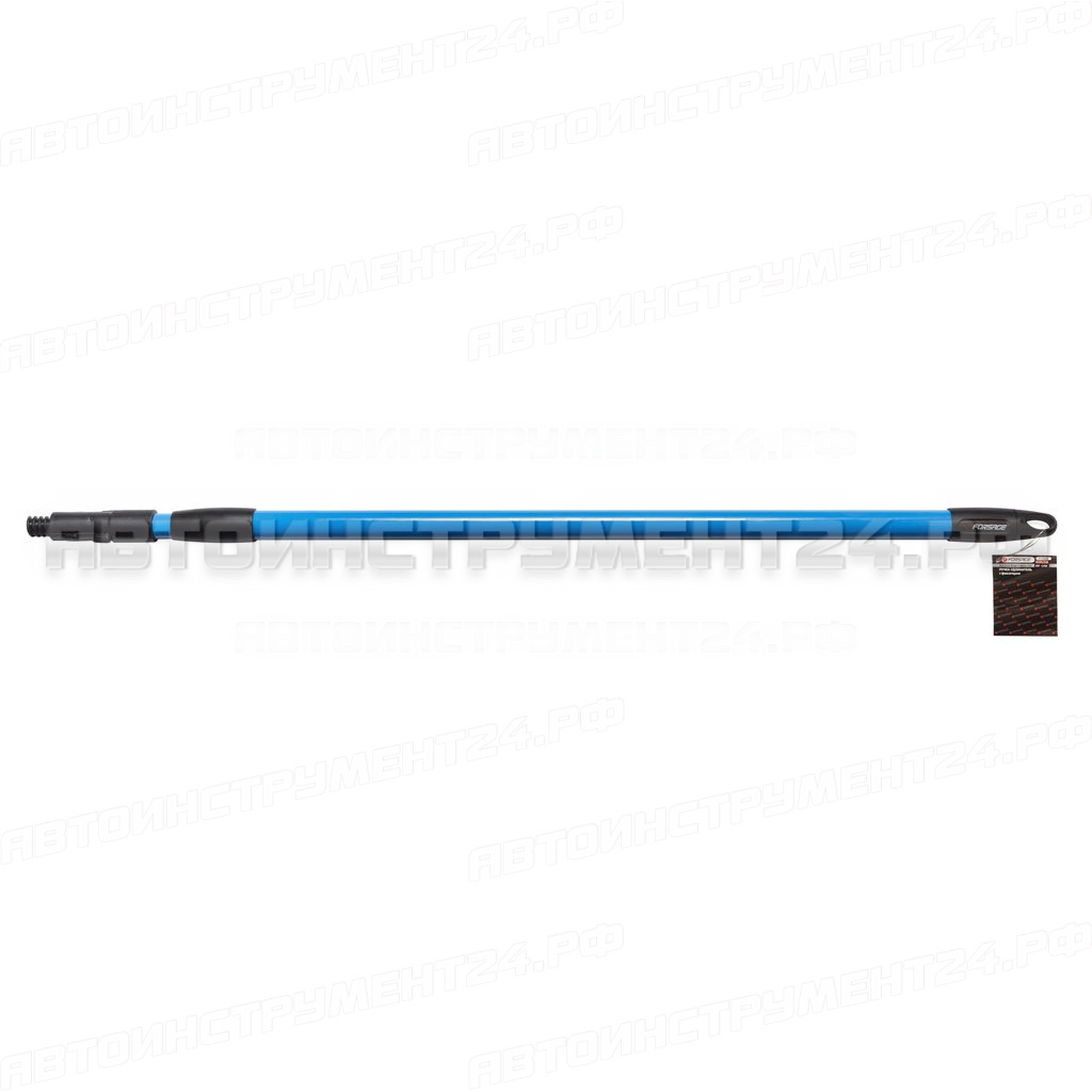 Ручка железная телескопическая для щетки (диапазон длины 0,8-1,4 м) Forsage F-3404B