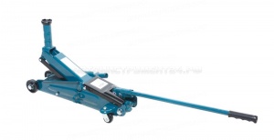 Домкрат подкатной гидравлический с механизмом быстрого подъема и сменной надставкой, 3т (h min-150, h max-530мм) Forsage F-T83006B