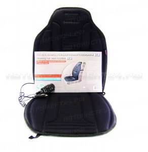Накидка на сиденье с подогревом массажная-2 мотора (Люкс), терморегулятором ,12 В